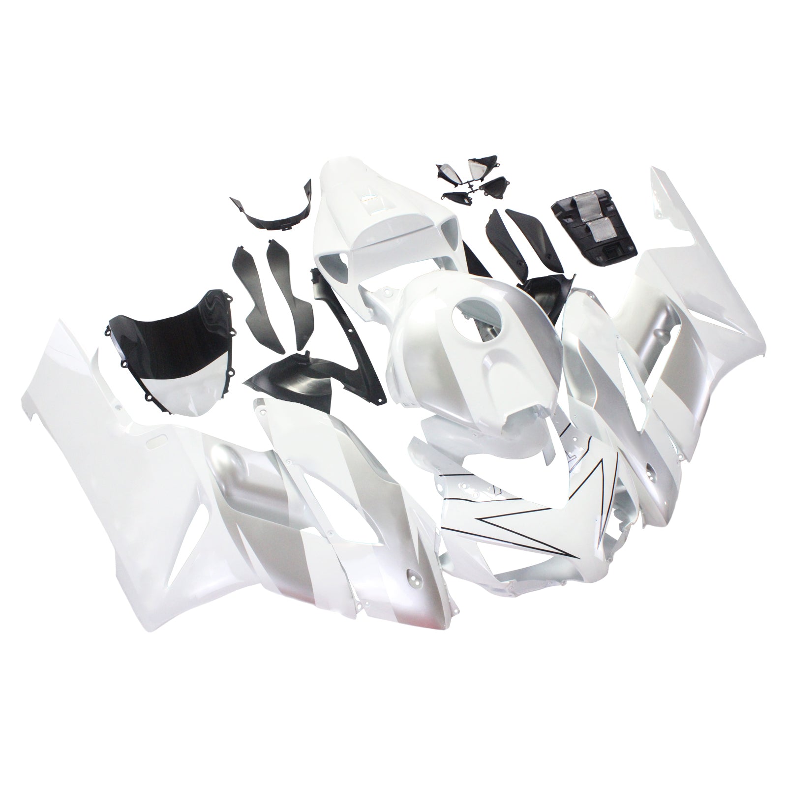 Carénages Amotopart 2004-2005 Honda CBR 1000 RR Blanc Argent Repsol Generic