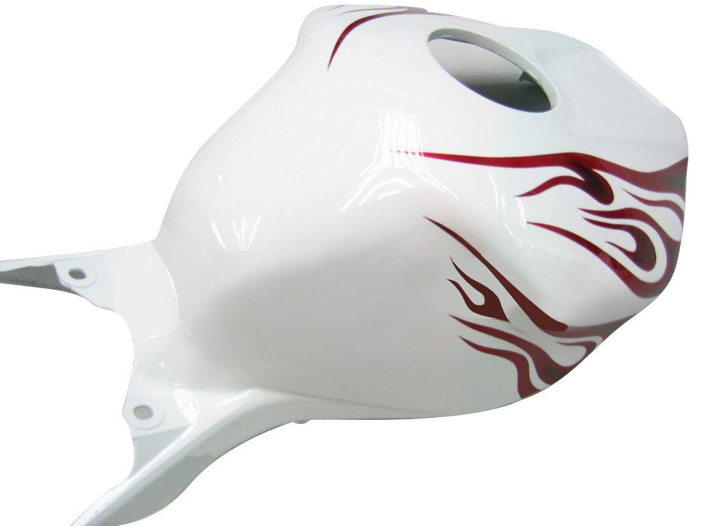 Carénages Amotopart 2004-2005 Honda CBR 1000 RR White &amp; Red Flame Shark Generic