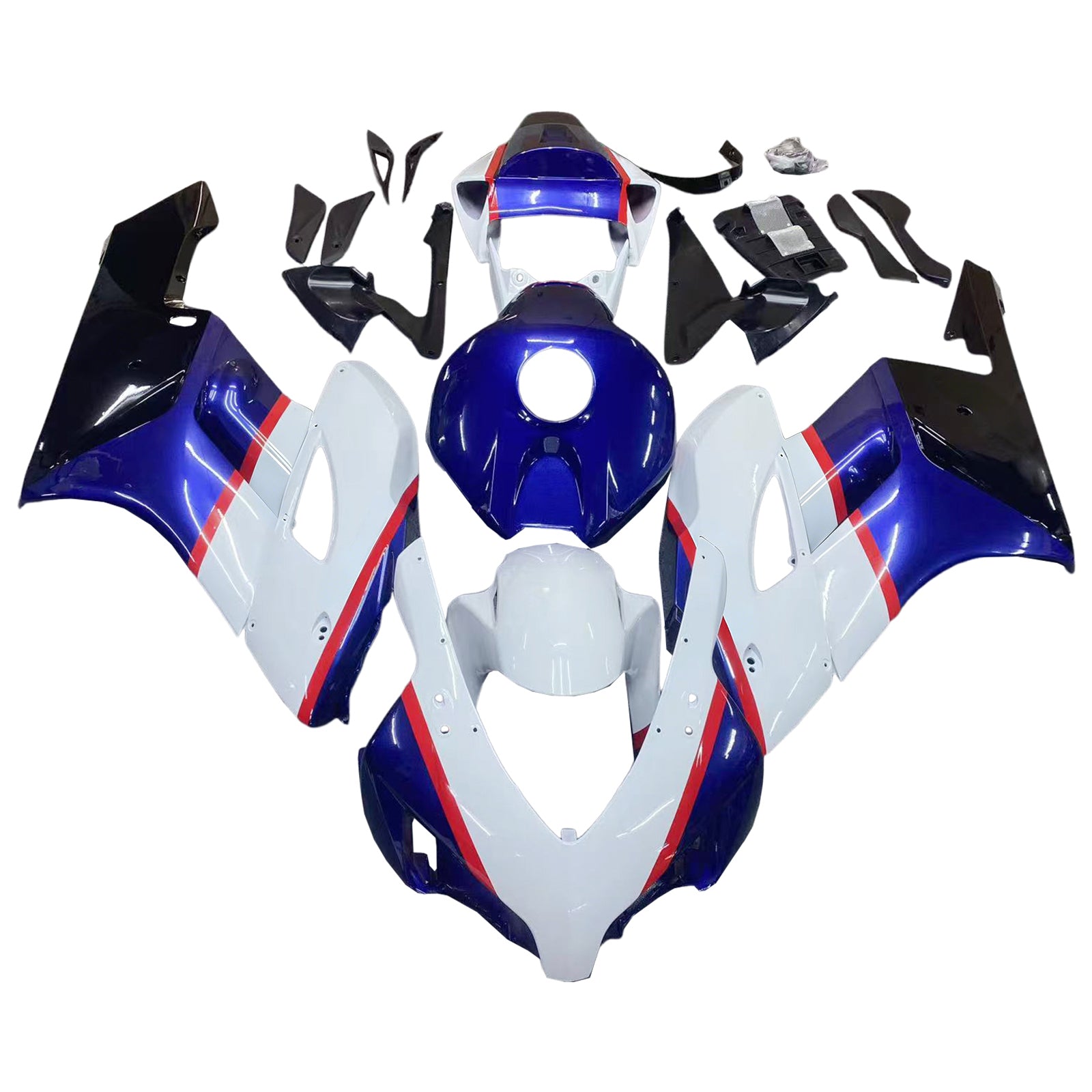 Amotopart Honda CBR1000RR 2004-2005 Kit Carénage Carrosserie Plastique ABS