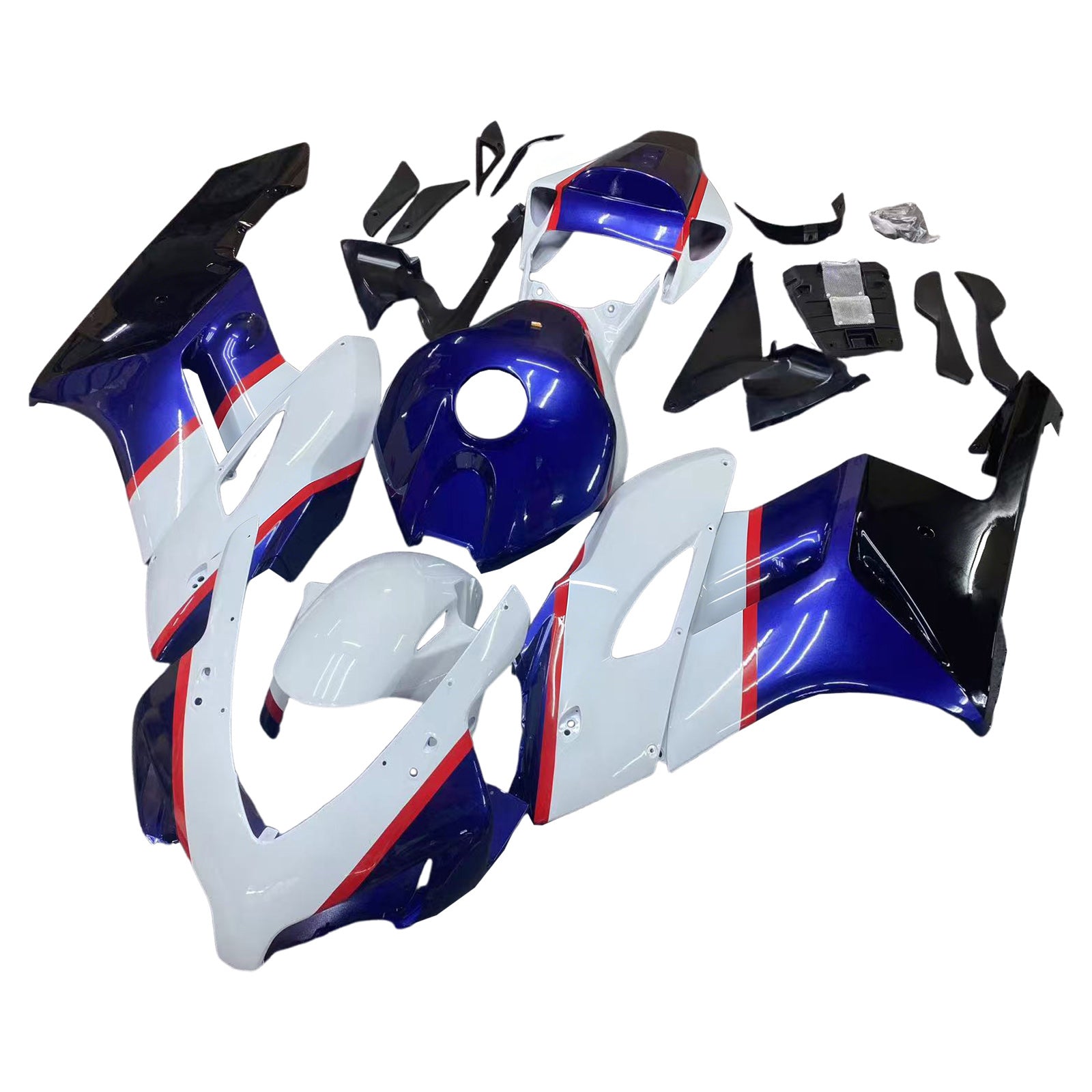 Amotopart Honda CBR1000RR 2004-2005 Kit Carénage Carrosserie Plastique ABS