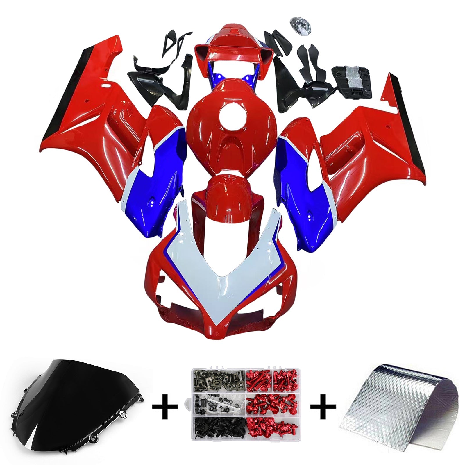 Amotopart Honda CBR1000RR 2004-2005 ABS kunststof carrosseriekuipset