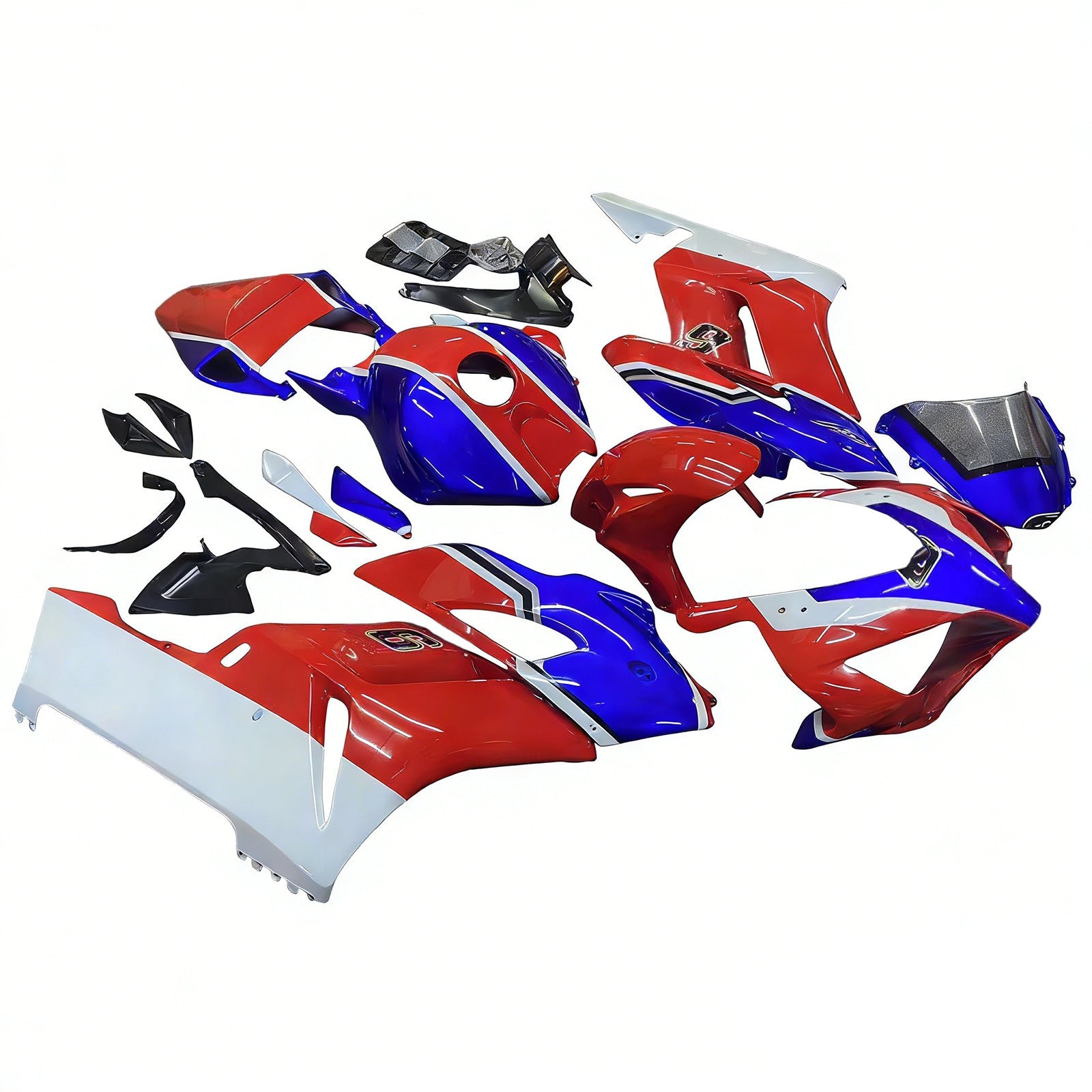 Amotopart Honda CBR1000RR 2004-2005 Kit Carénage Carrosserie Plastique ABS