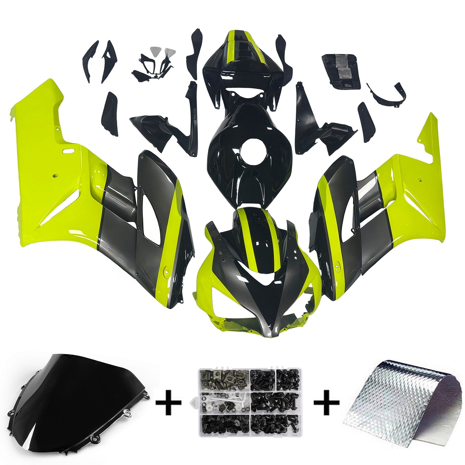 Amotopart Honda CBR1000RR 2004-2005 ABS muovinen korin suojasarja
