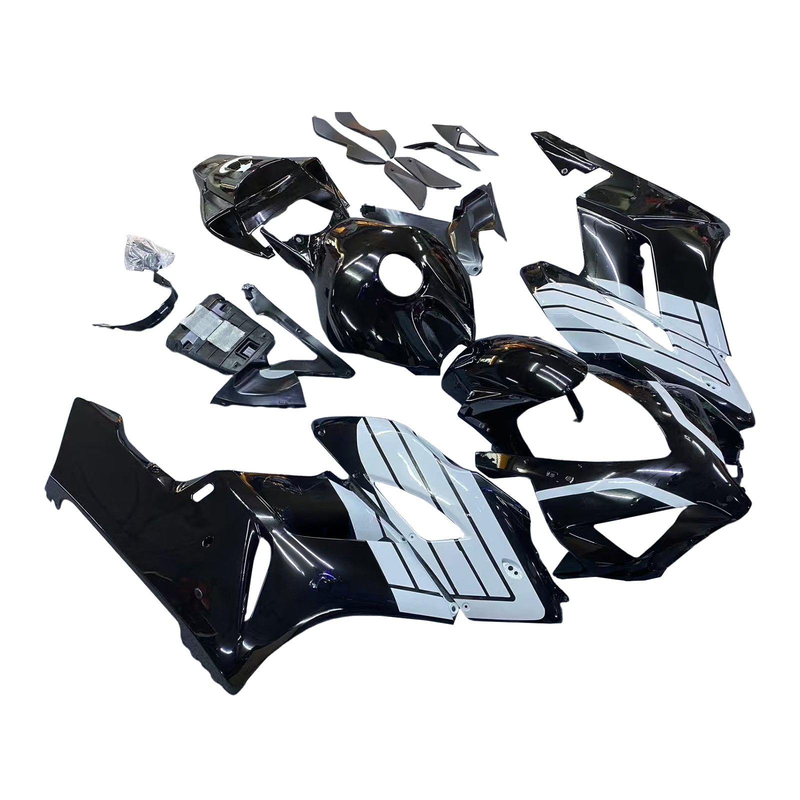 Amotopart Honda CBR1000RR 2004-2005 Kit Carénage Carrosserie Plastique ABS