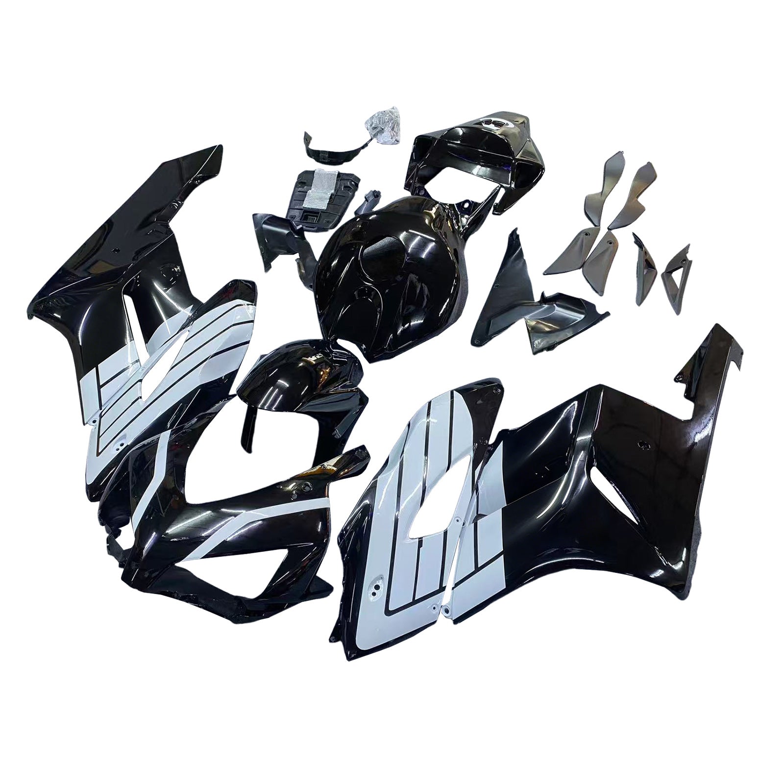 Amotopart Honda CBR1000RR 2004-2005 Kit Carénage Carrosserie Plastique ABS