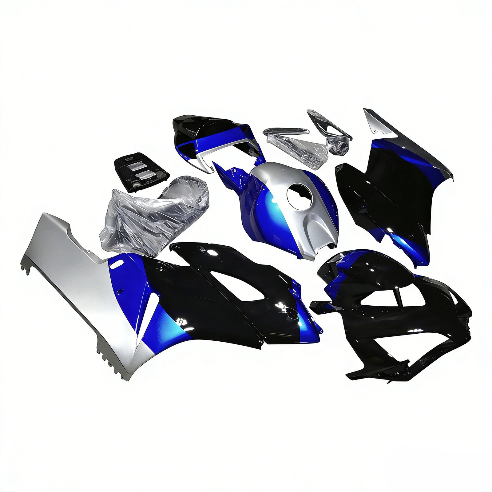 Amotopart Honda CBR1000RR 2004-2005 Kit Carénage Carrosserie Plastique ABS