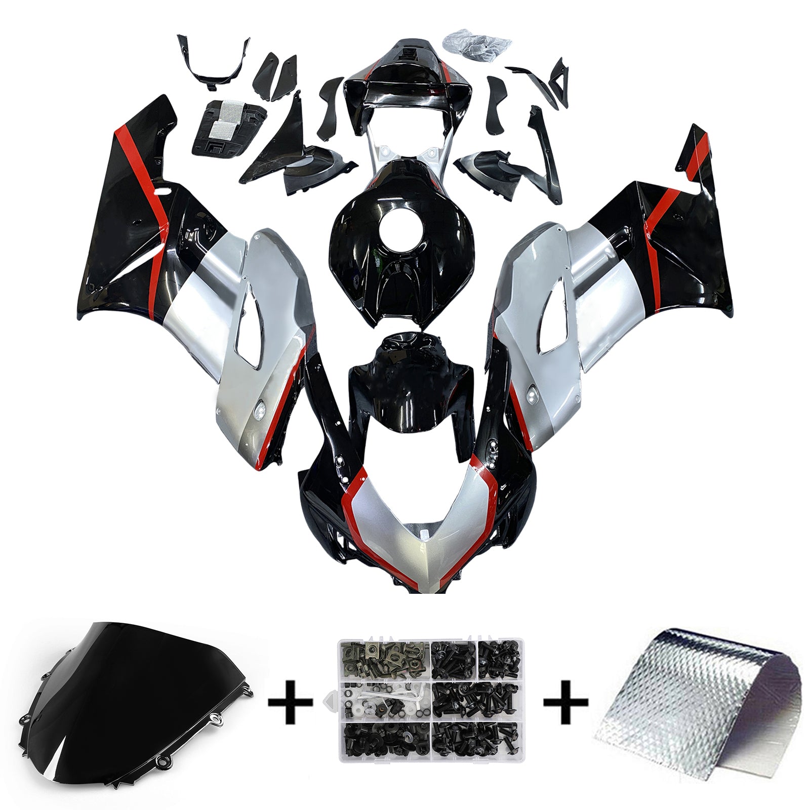 Amotopart Honda CBR1000RR 2004-2005 Zestaw Carroserie Plastic ABS