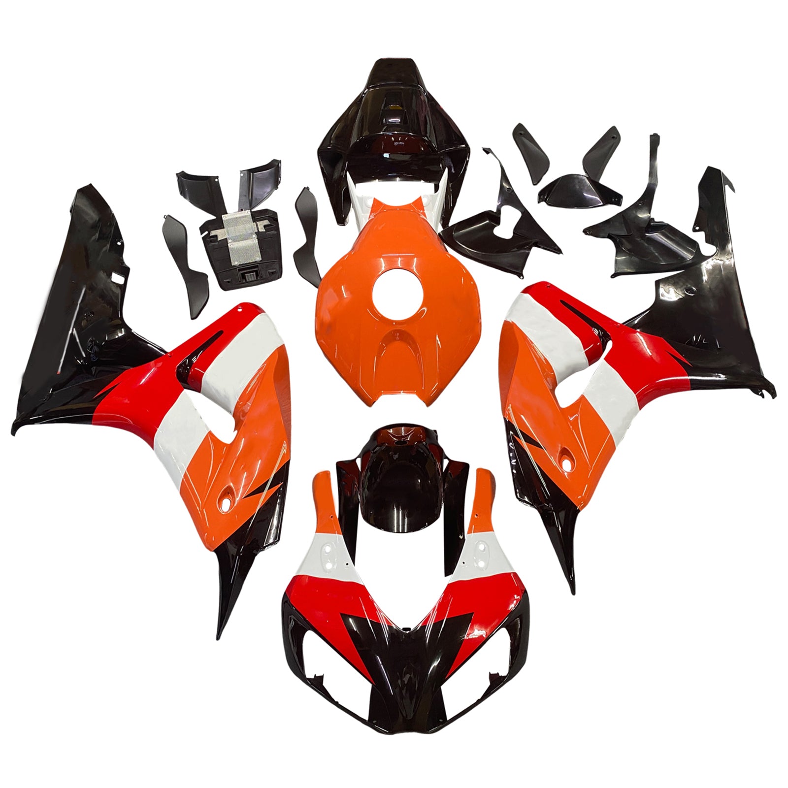 Amotopart Honda CBR1000RR 2006-2007 Kit Carrosserie Plastic ABS