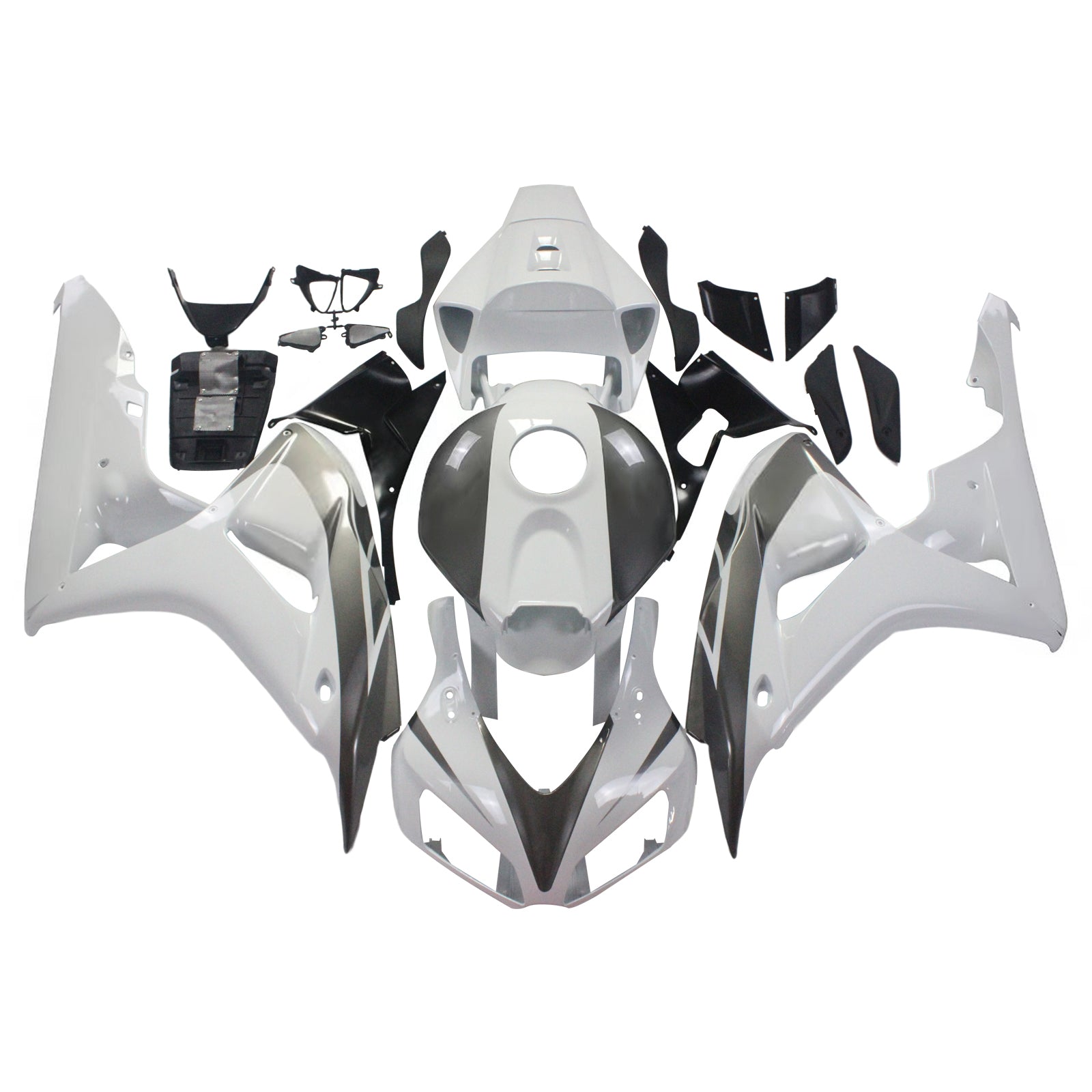 Amotopart kuip 2006-2007 Honda CBR 1000 RR wit en zilver CBR generiek