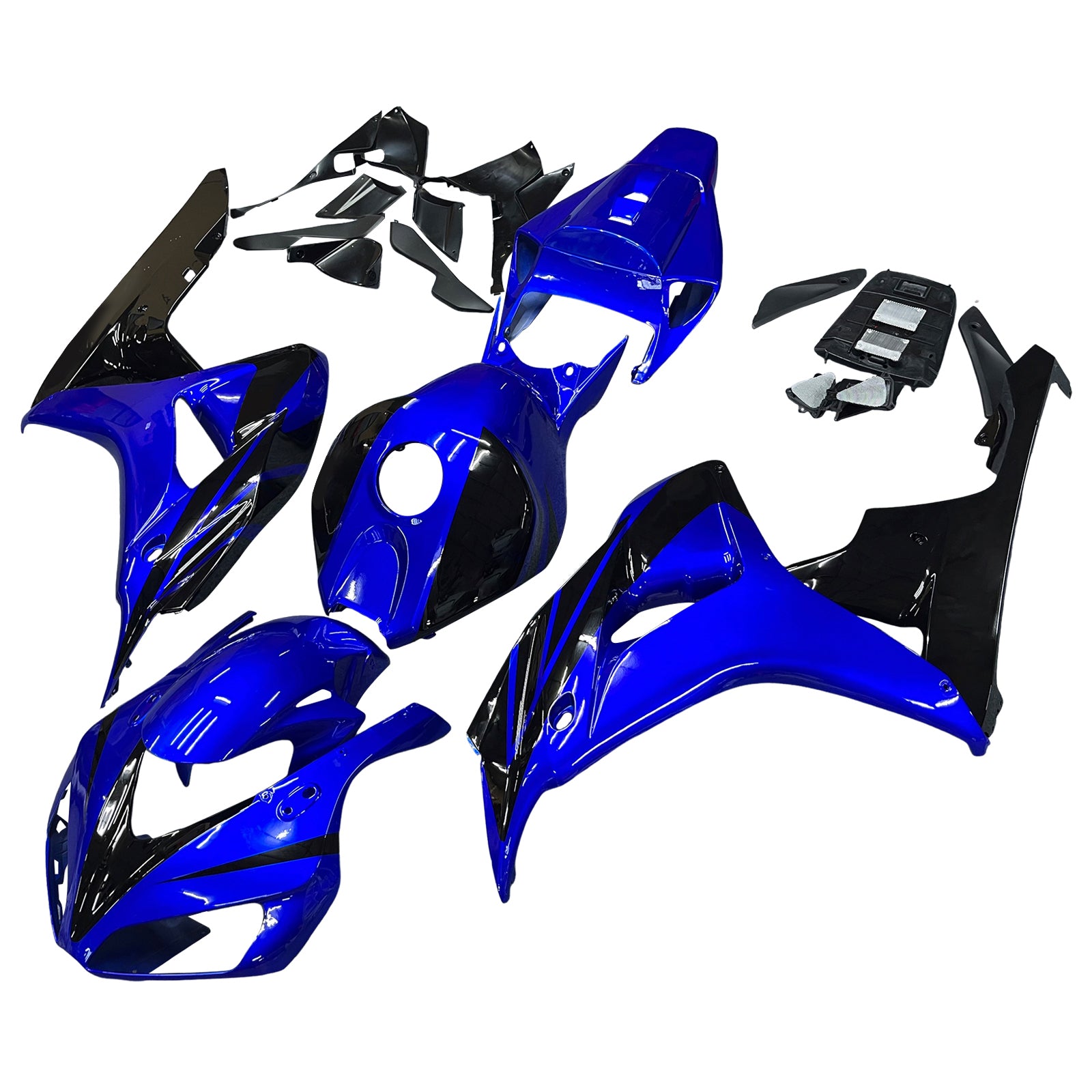 Amotopart Carena 2006-2007 Honda CBR 1000 RR Blu e Nero CBR Generico