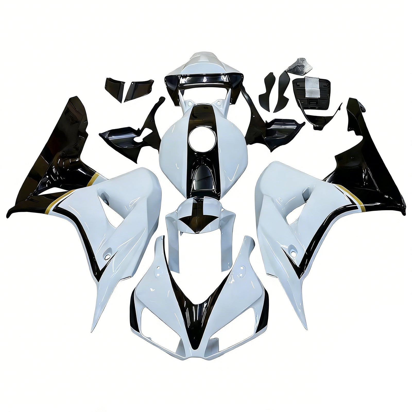 Amotopart Kuip 2006-2007 Honda CBR 1000 RR Wit en Zwart CBR Generiek