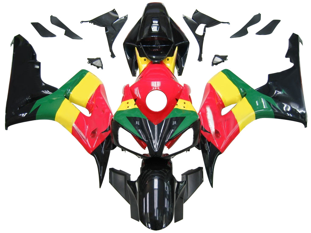 Carene Amotopart 2006-2007 Honda CBR 1000 RR Rosso Giallo Verde CBR Generico