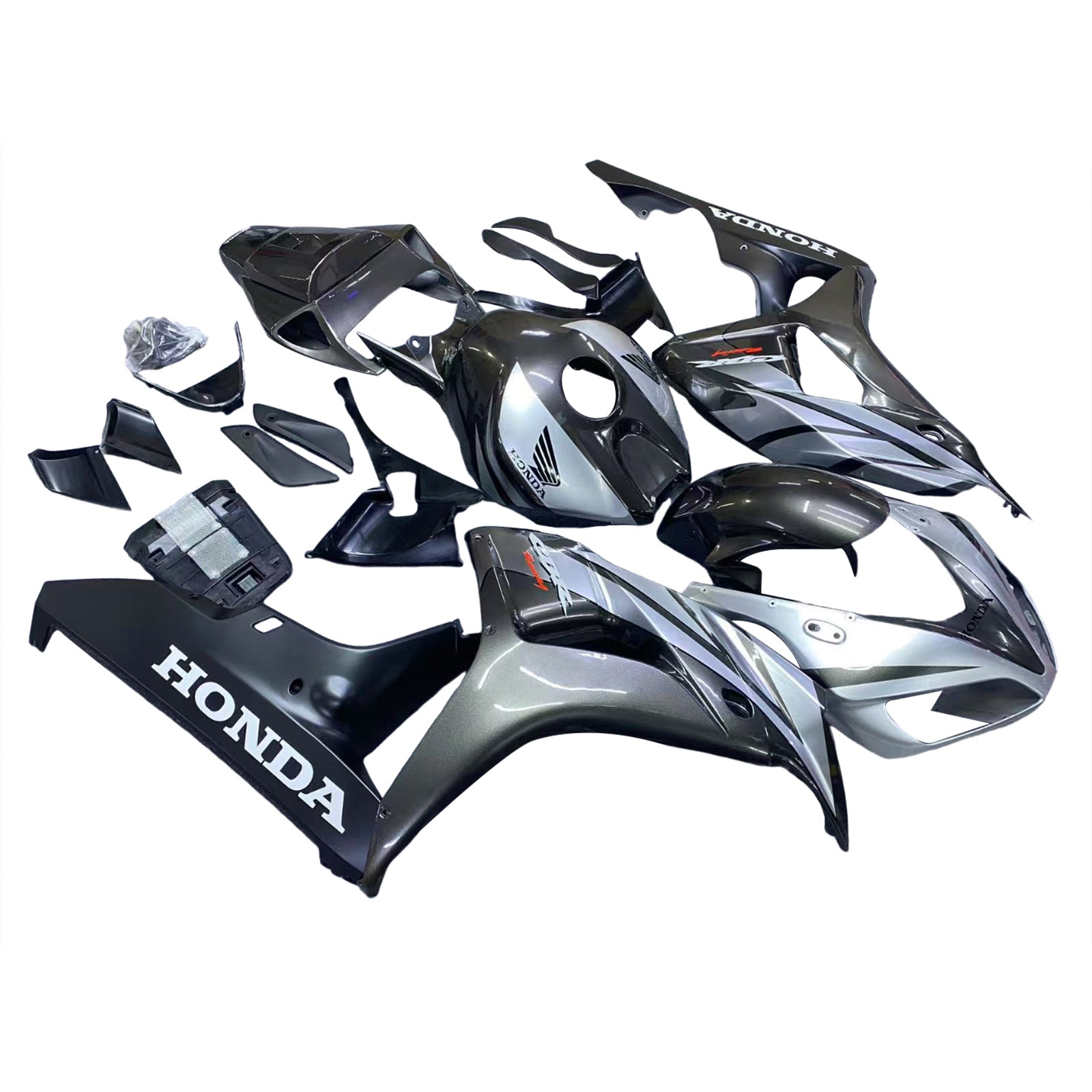 Carénages Amotopart 2006-2007 Honda CBR 1000 rr Srebrno siva kovinska CBR generic