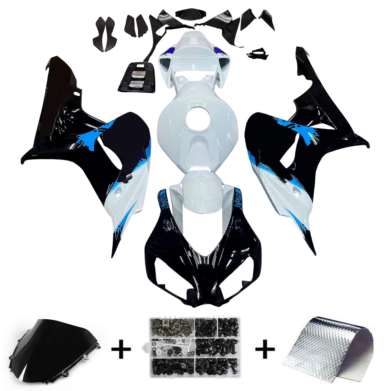 Kit de carenado de plástico ABS para Honda CBR1000RR 2006-2007