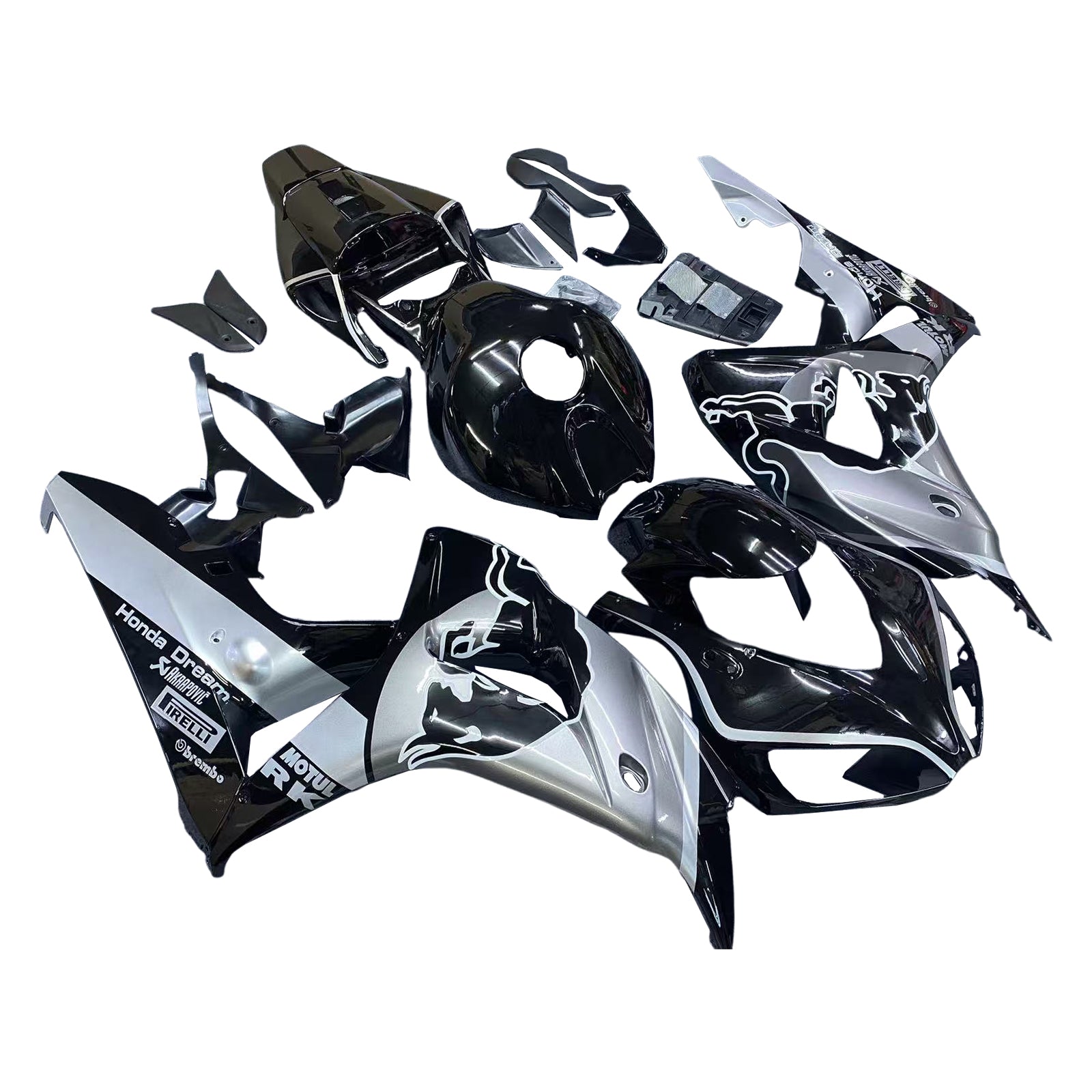 Amotopart Honda CBR1000RR 2006-2007 ABS muovinen korin suojasarja