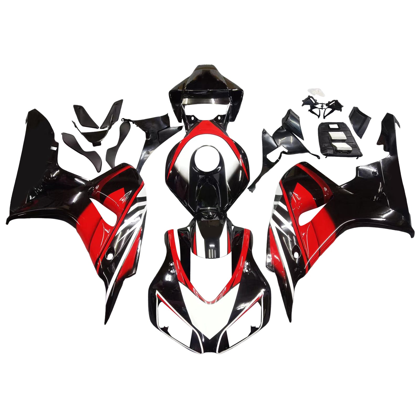 Amotopart Honda CBR1000RR 2006-2007 ABS muovinen korin suojasarja