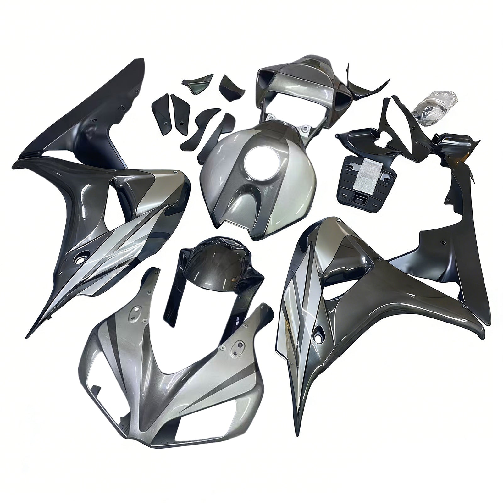 Amotopart Honda CBR1000RR 2006-2007 Kit Carénage Carrosserie Plastique ABS