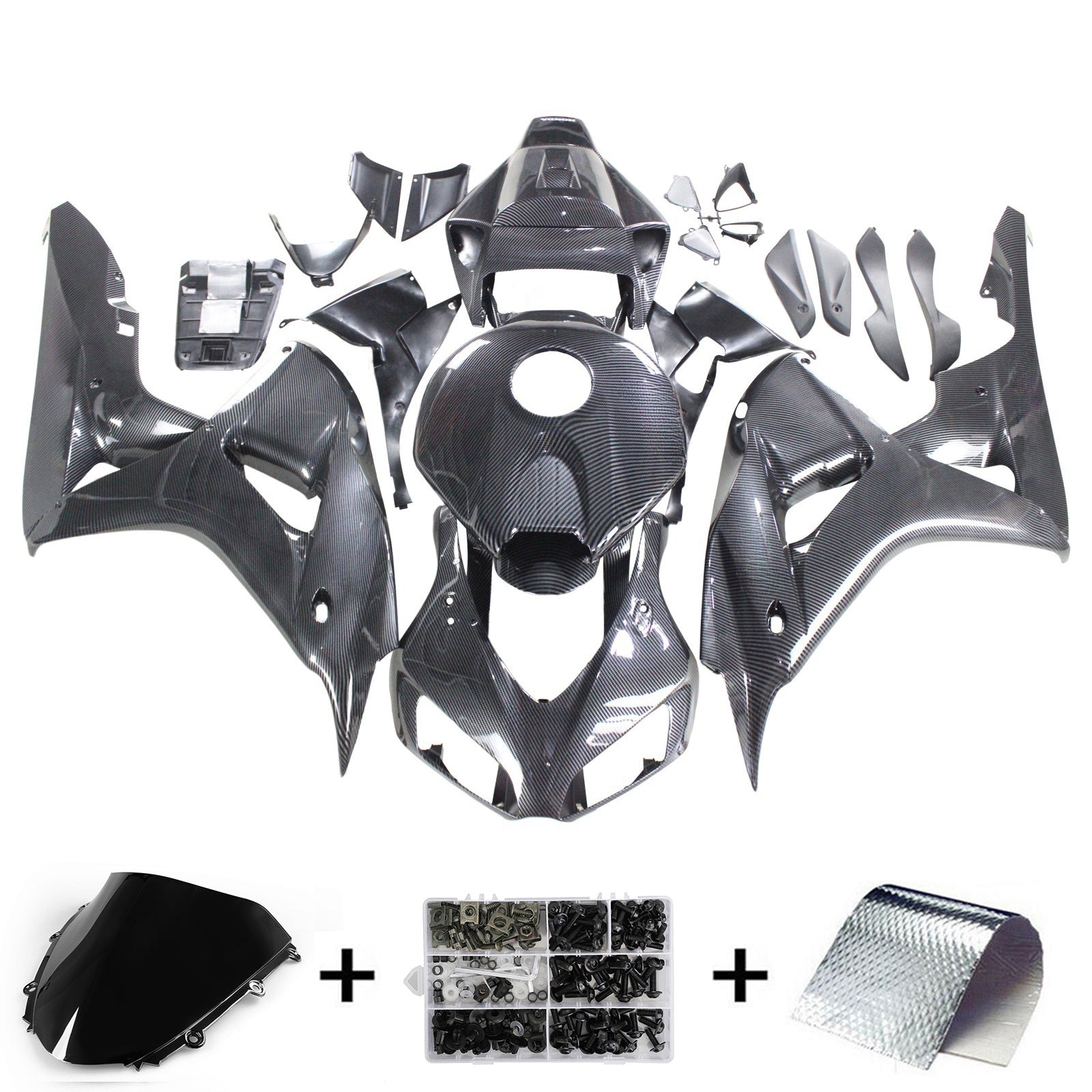 Injectie kuip kit carrosserie plastic abs voor Honda CBR1000RR 2006-2007