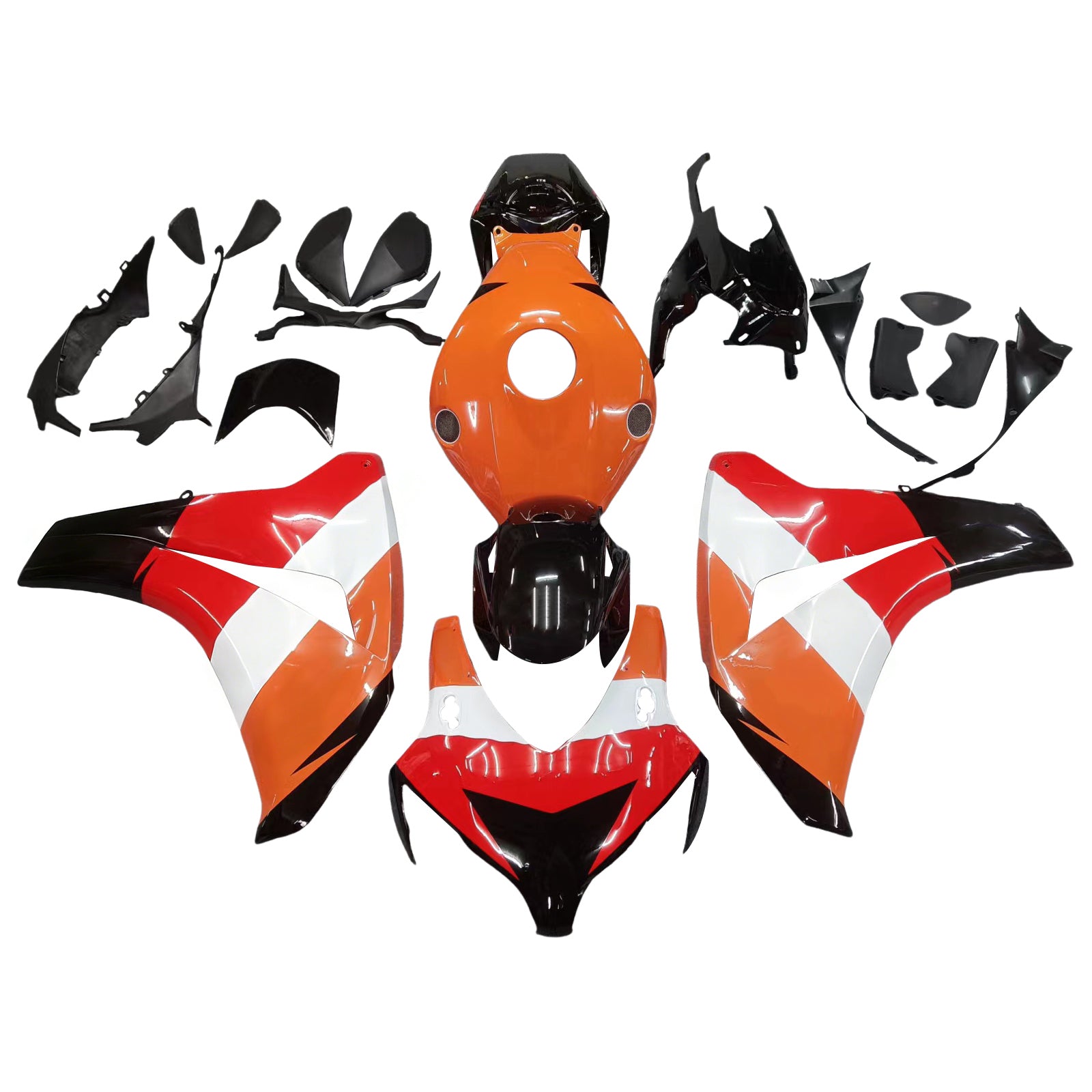 Mercati Amotopart 2008-2011 HONDA CBR 1000 RR Noir Orange Repsol Generico