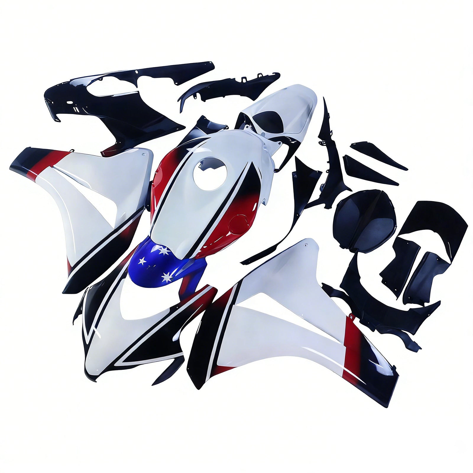Carénages Amotopart 2008-2011 Honda CBR1000 RR Multicolore Honda Generic