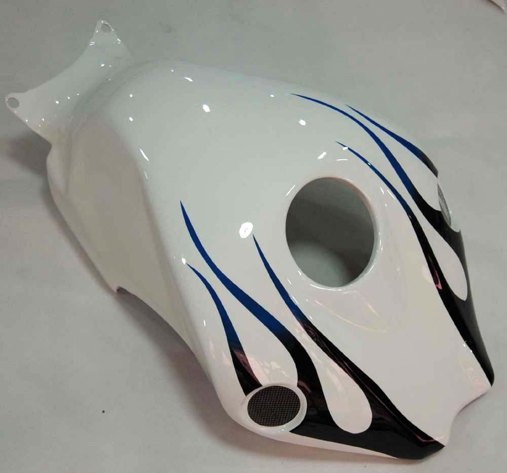 Carénages Amotopart 2008-2011 Honda CBR 1000 RR Blanc &amp; Bleu Noir Flame Generic