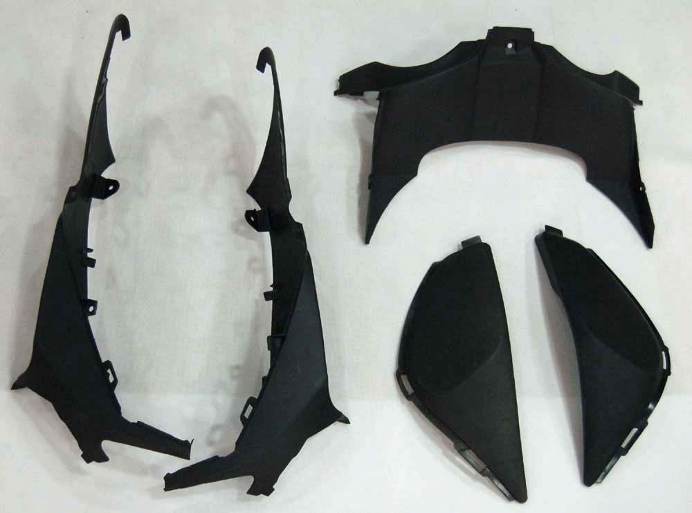 Carénages Amotopart 2008-2011 Honda CBR 1000 RR Blanc &amp; Bleu Noir Flame Generic
