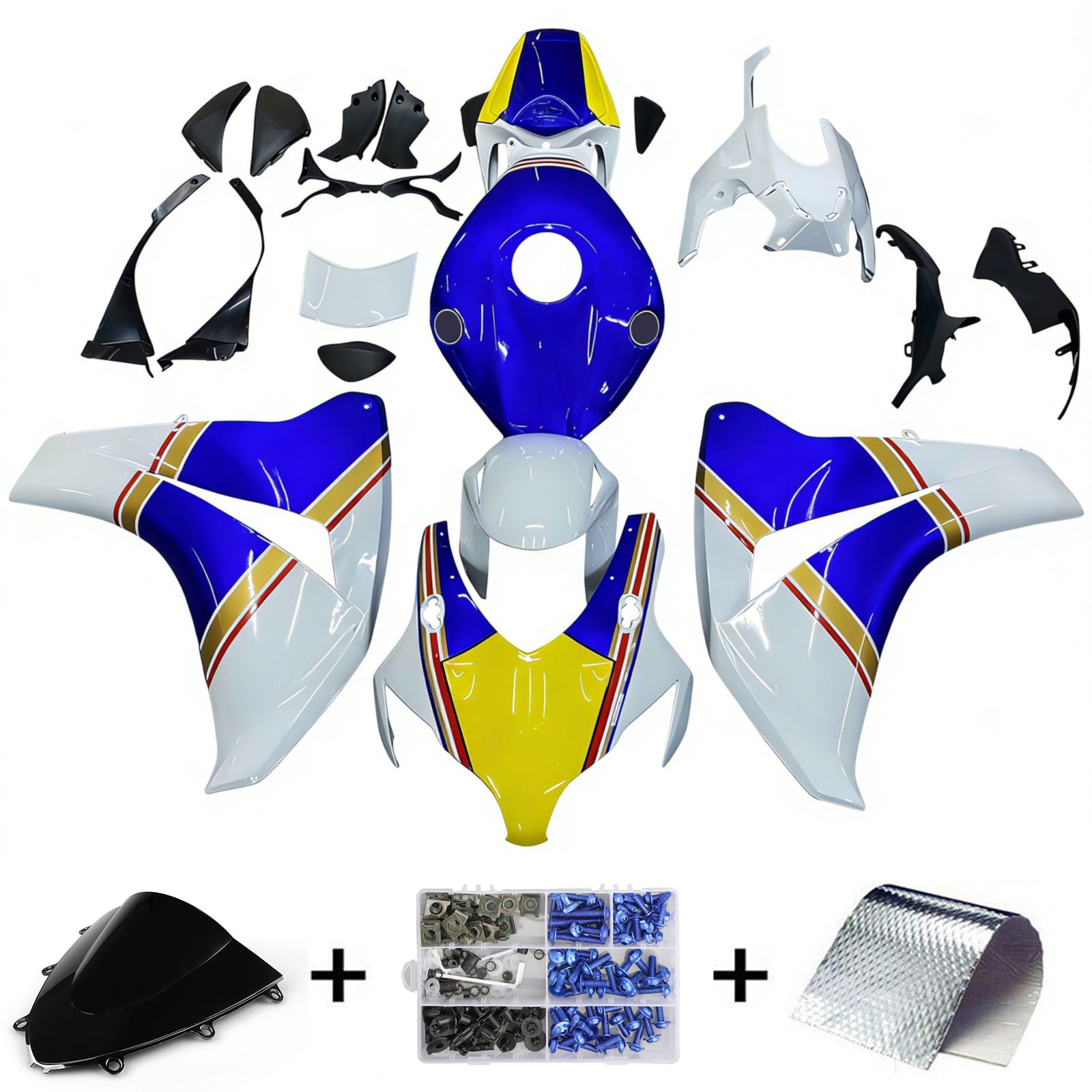Trgi Amotopart 2008-2011 Honda CBR 1000 Rr White Rothmans Honda generic