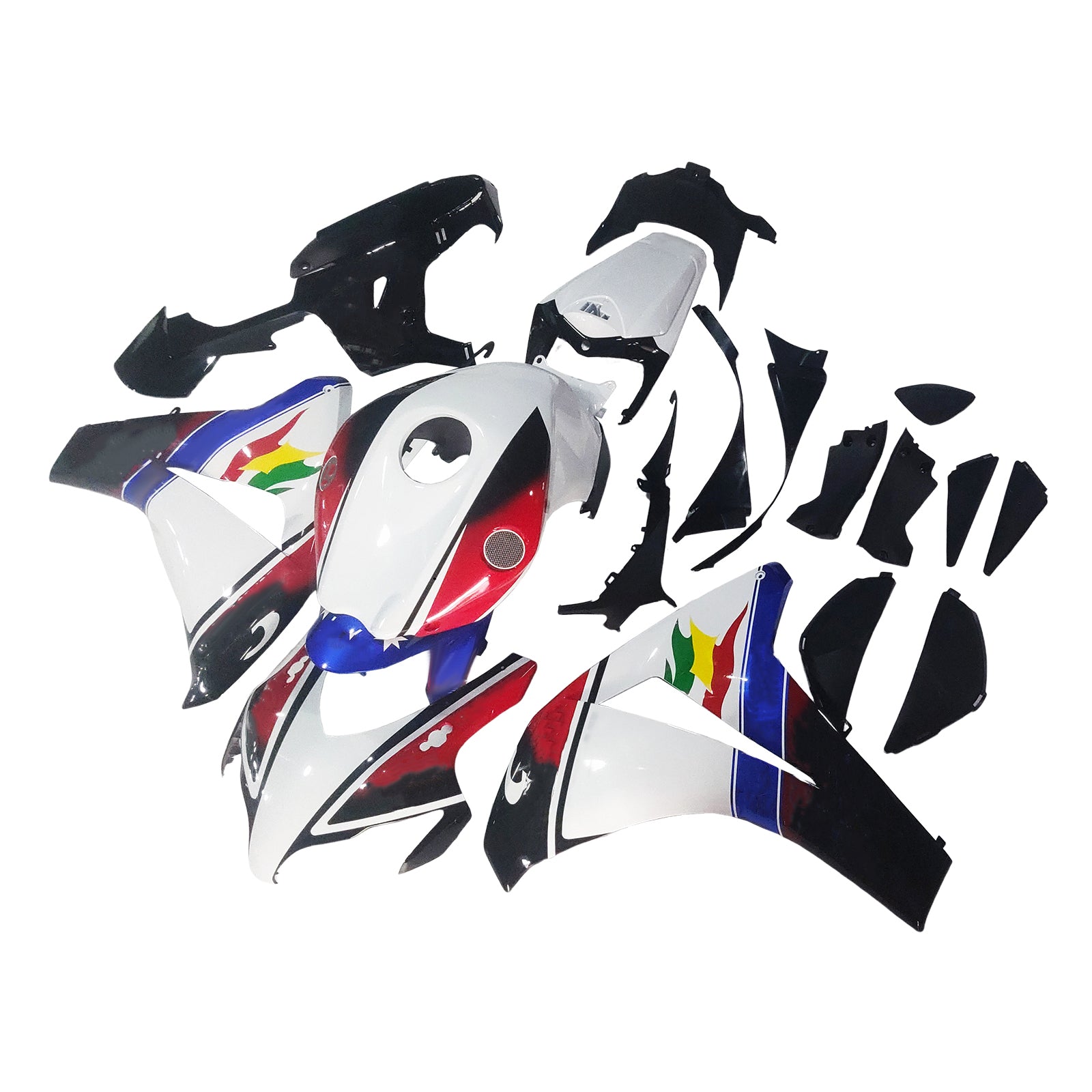 Carene Amotopart 2008-2011 Honda CBR 1000 RR Multicolor Eurobet Generic