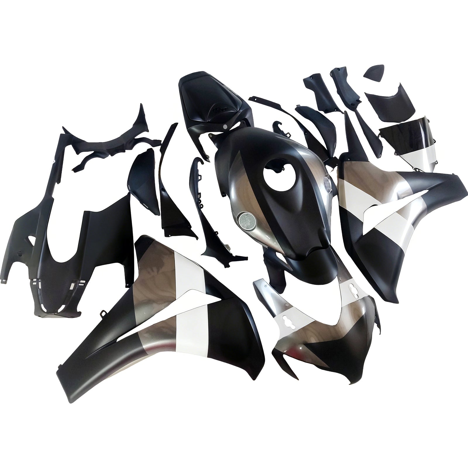 Carénages Amotopart 2008-2011 Honda CBR 1000 RR Noir Argent Repsol Generic