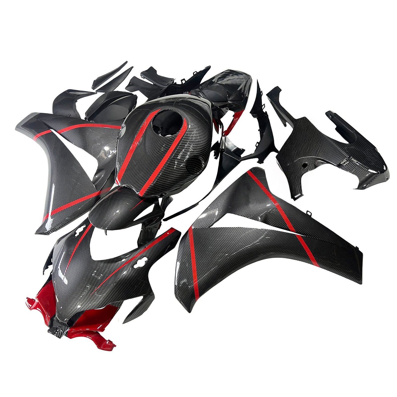 2008-2011 Honda CBR1000RR Kit de inyección de carperos de plástico