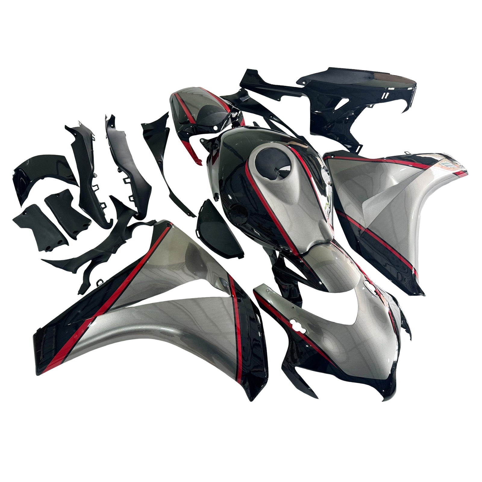 Amotopart Honda CBR1000RR 2008-2011 Kit Carénage Carrosserie Plastique ABS