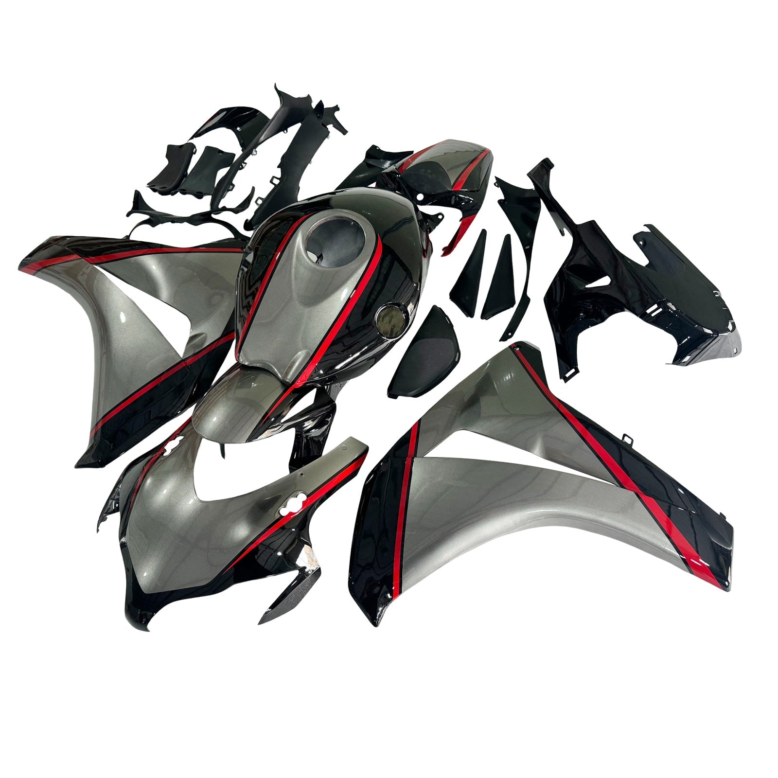 Amotopart Honda CBR1000RR 2008-2011 Kit Carénage Carrosserie Plastique ABS