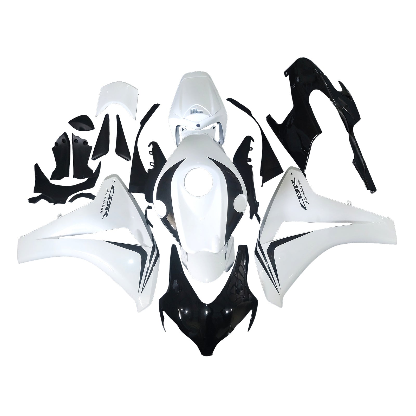 Amotopart Honda CBR1000RR 2008-2011 Kit Carénage Carrosserie Plastique ABS