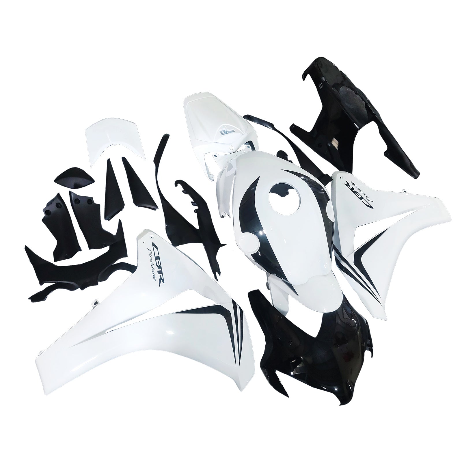 Amotopart Honda CBR1000RR 2008-2011 Kit Carénage Carrosserie Plastique ABS