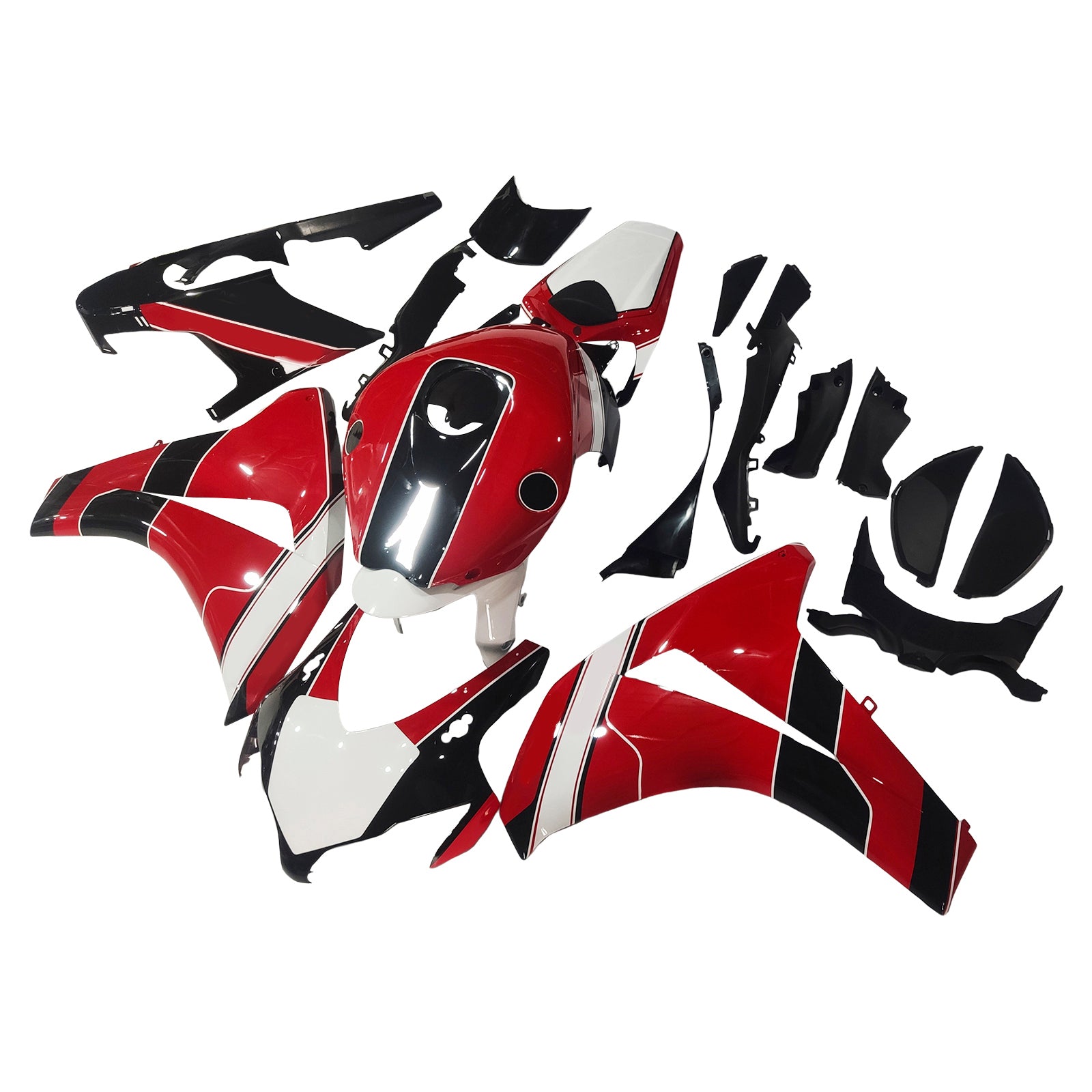 Amotopart Honda CBR1000RR 2008-2011 Kit Carénage Carrosserie Plastique ABS