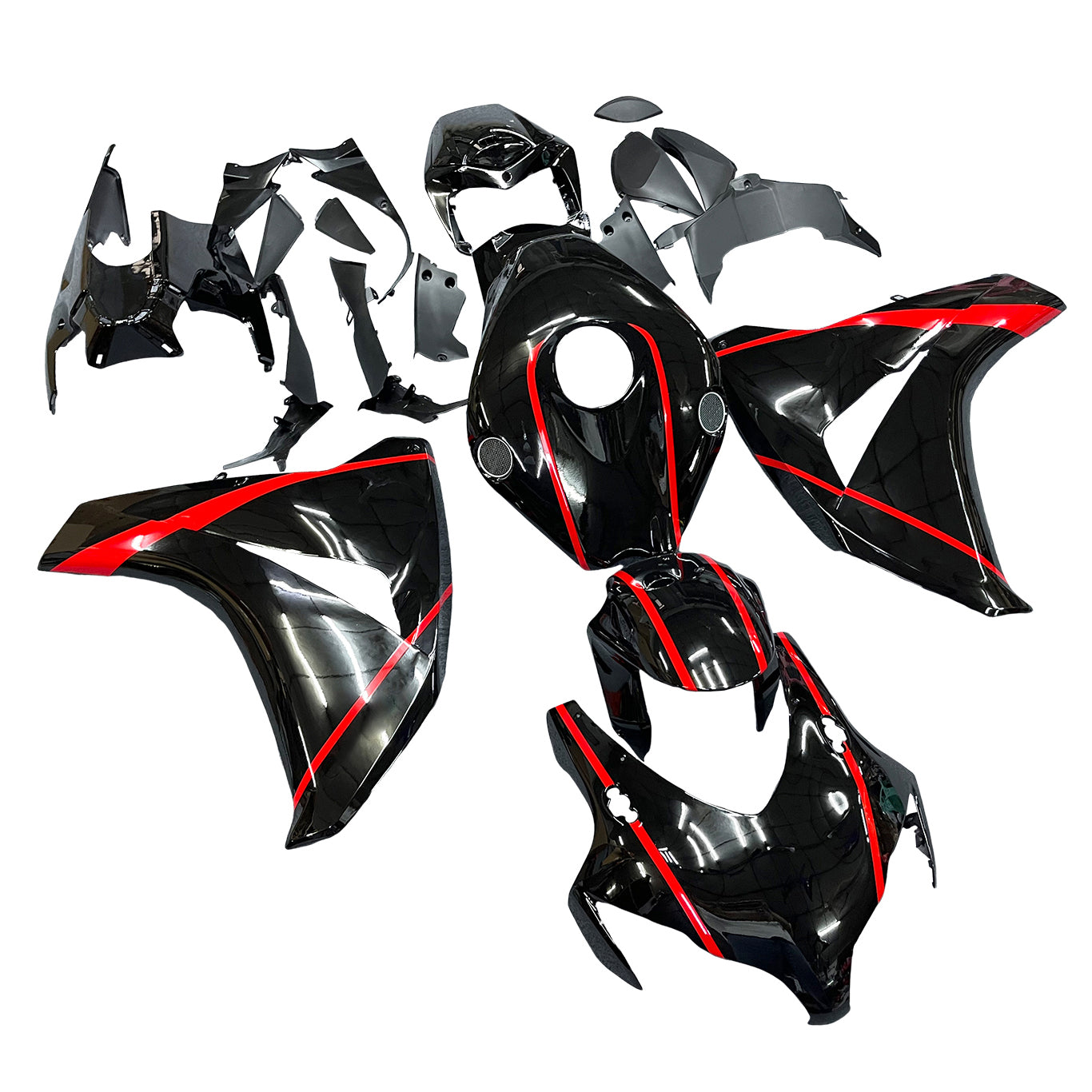 Amotopart Honda CBR1000RR 2008-2011 Kit Carénage Carrosserie Plastique ABS