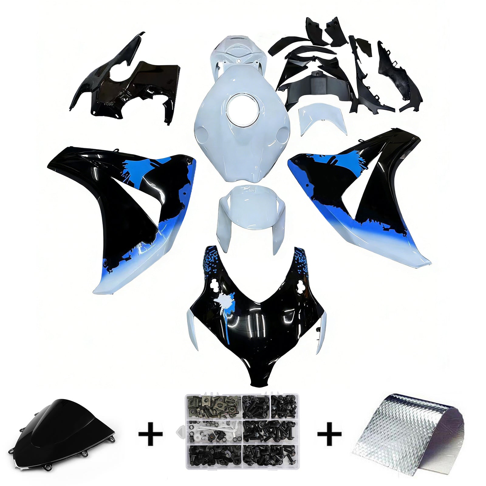 Amotopart Honda CBR1000RR 2008-2011 ABS kunststof carrosseriekuipset