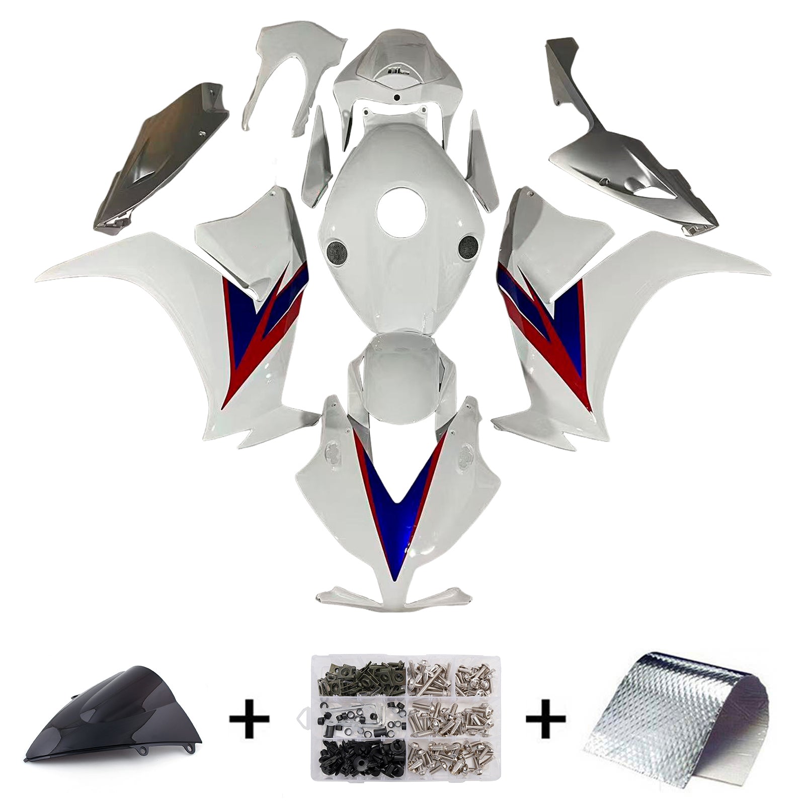 Owiewki Amotopart 2012-2016 Honda CBR1000RR HRC Biała CBR Generic