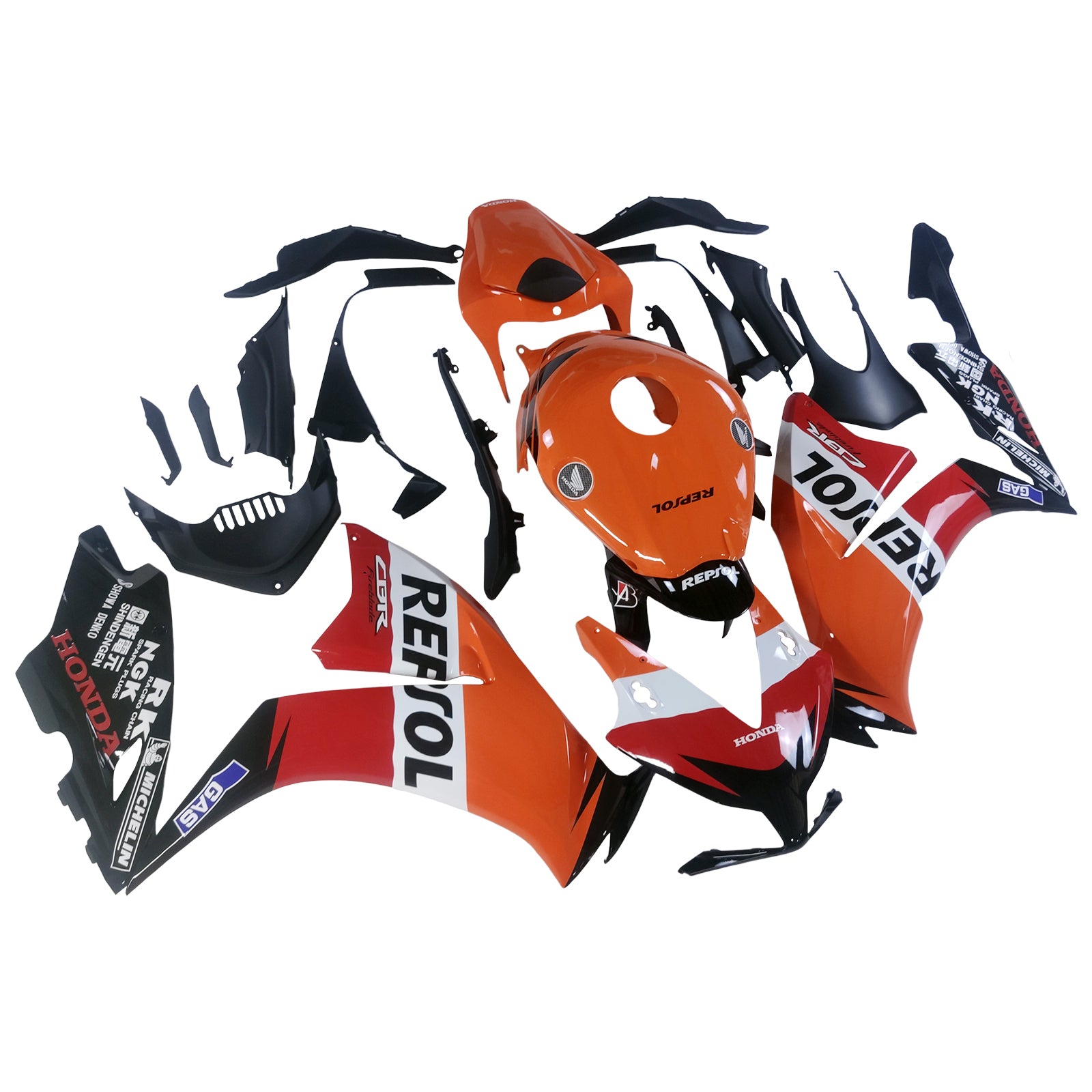 Carene Amotopart 2012-2016 Honda CBR1000RR Repsol Arancio Generico