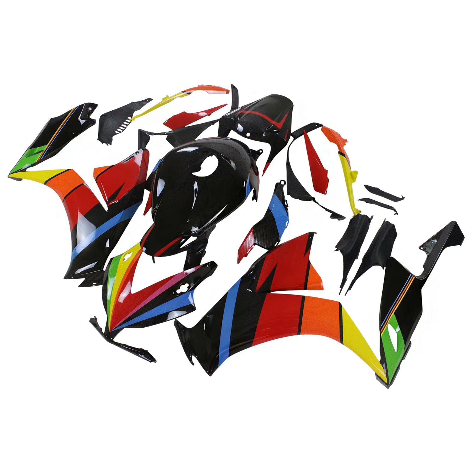 Amotopart Honda CBR1000RR 2012-2016 Kit Carénage Carrosserie Plastique ABS