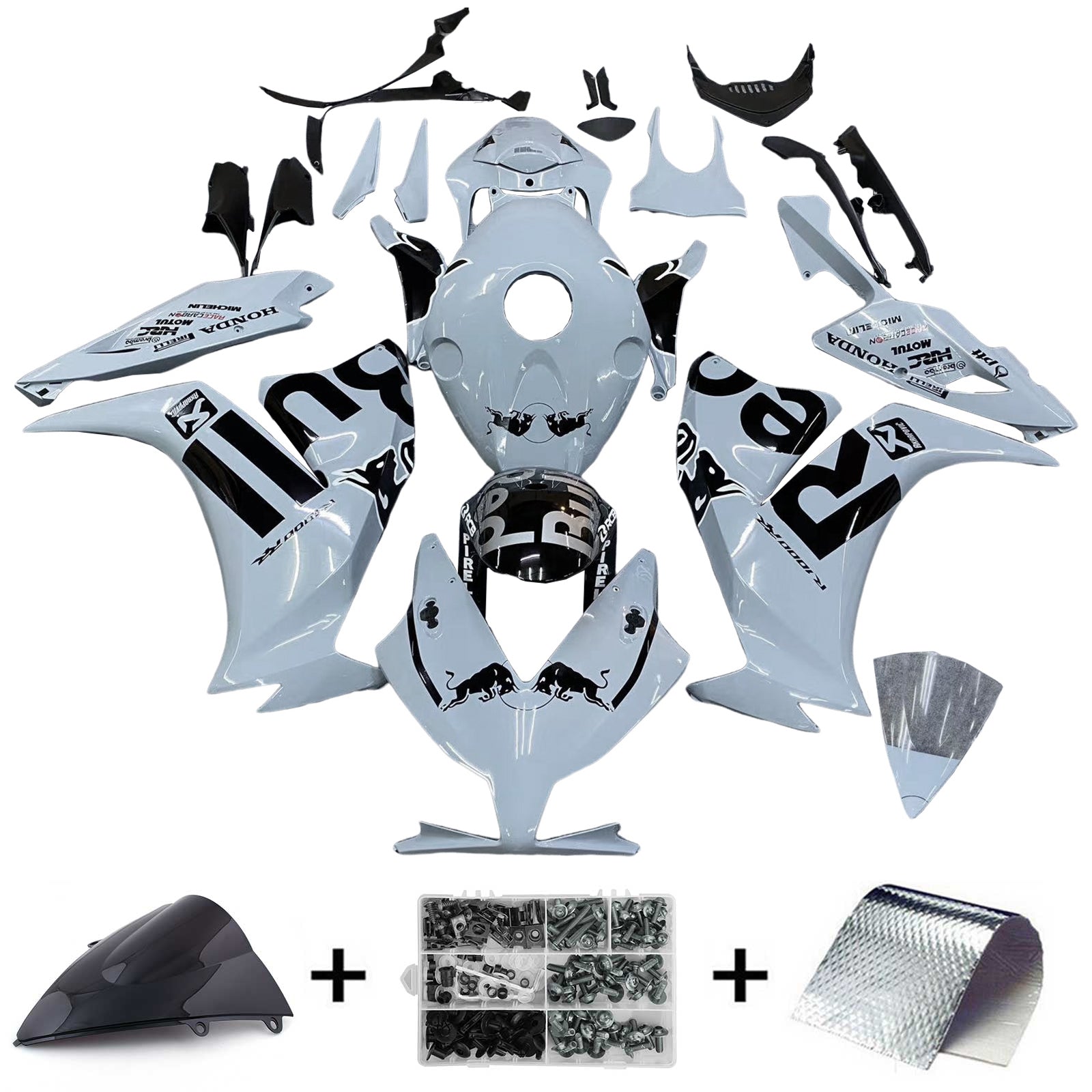 Amotopart Honda CBR1000RR 2012-2016 ABS muovinen korin suojasarja