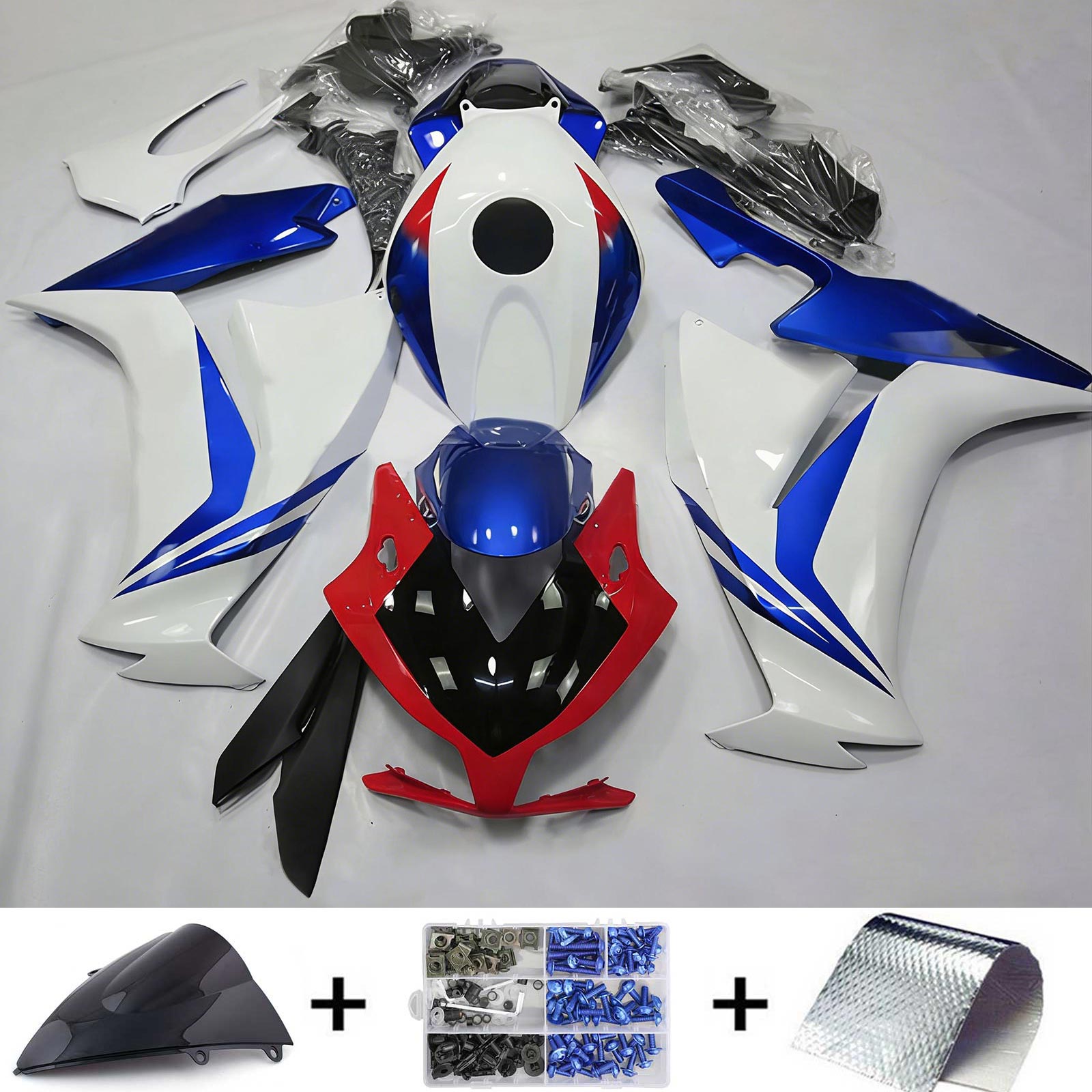 Amotopart Honda CBR1000RR 2012-2016 Kit Carrosserie plastični abs