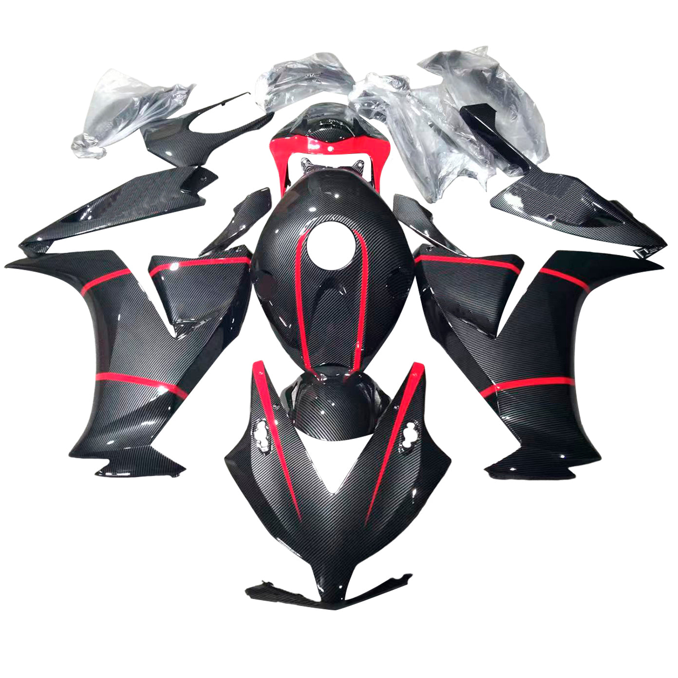 Amotopart Honda CBR1000RR 2012-2016 Kit Carrosserie Plastic ABS