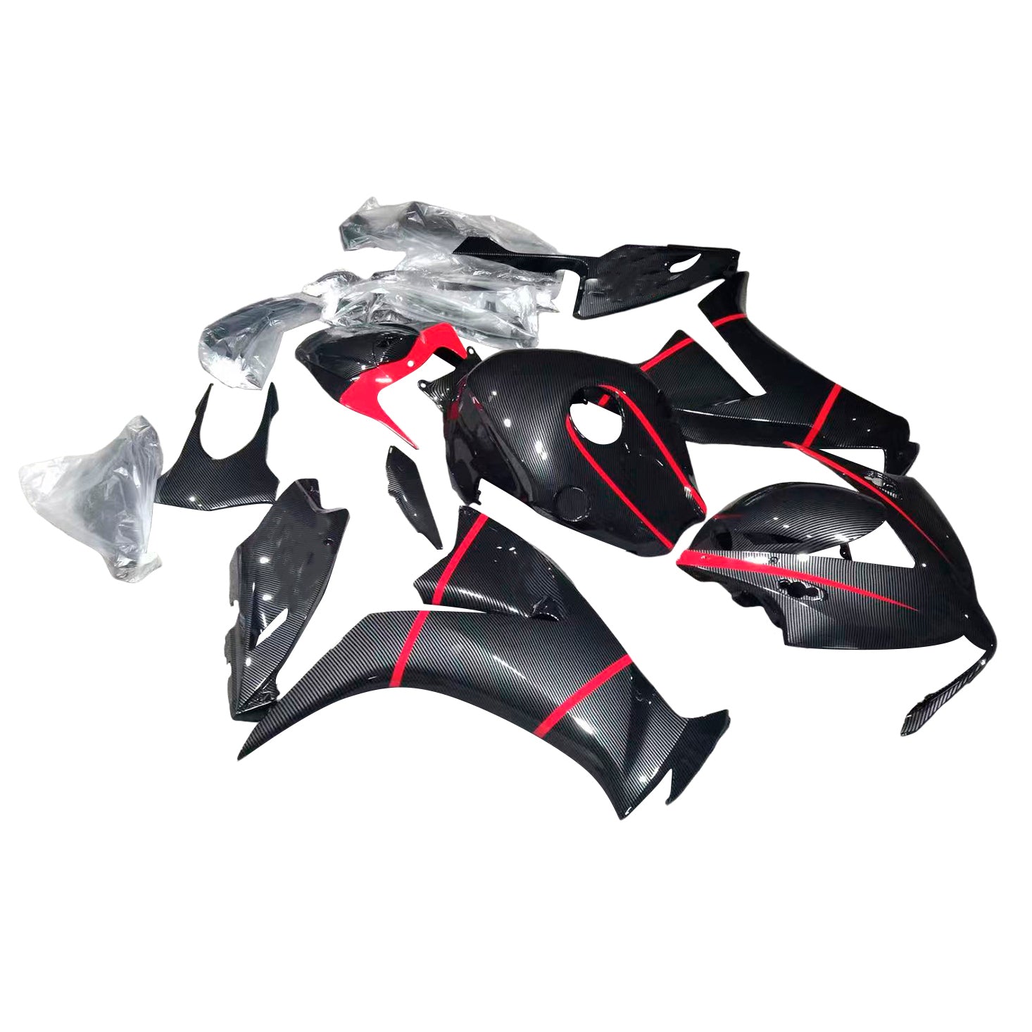 Amotopart Honda CBR1000RR 2012-2016 Kit Carénage Carrosserie Plastique ABS