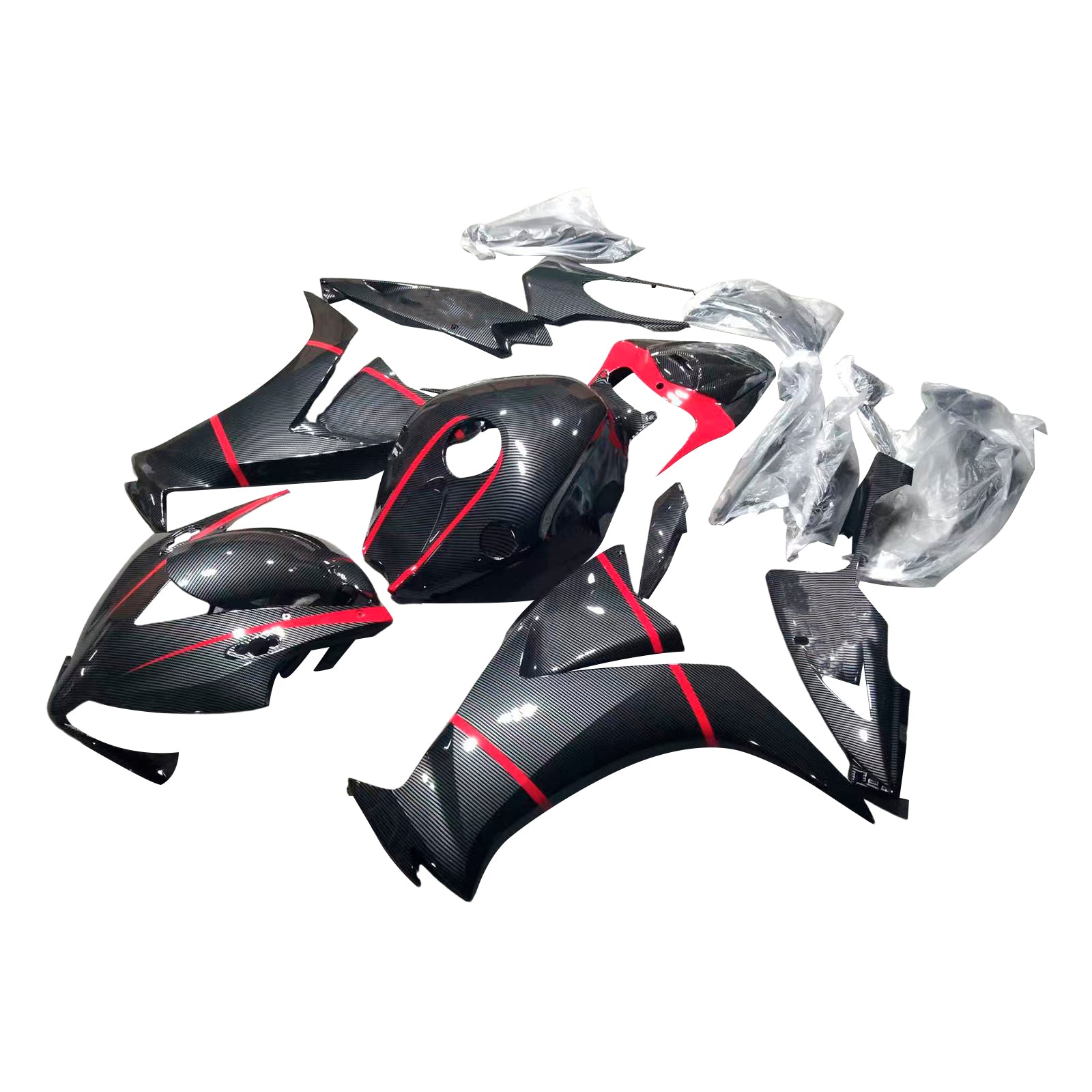 Amotopart Honda CBR1000RR 2012-2016 Kit Carénage Carrosserie Plastique ABS