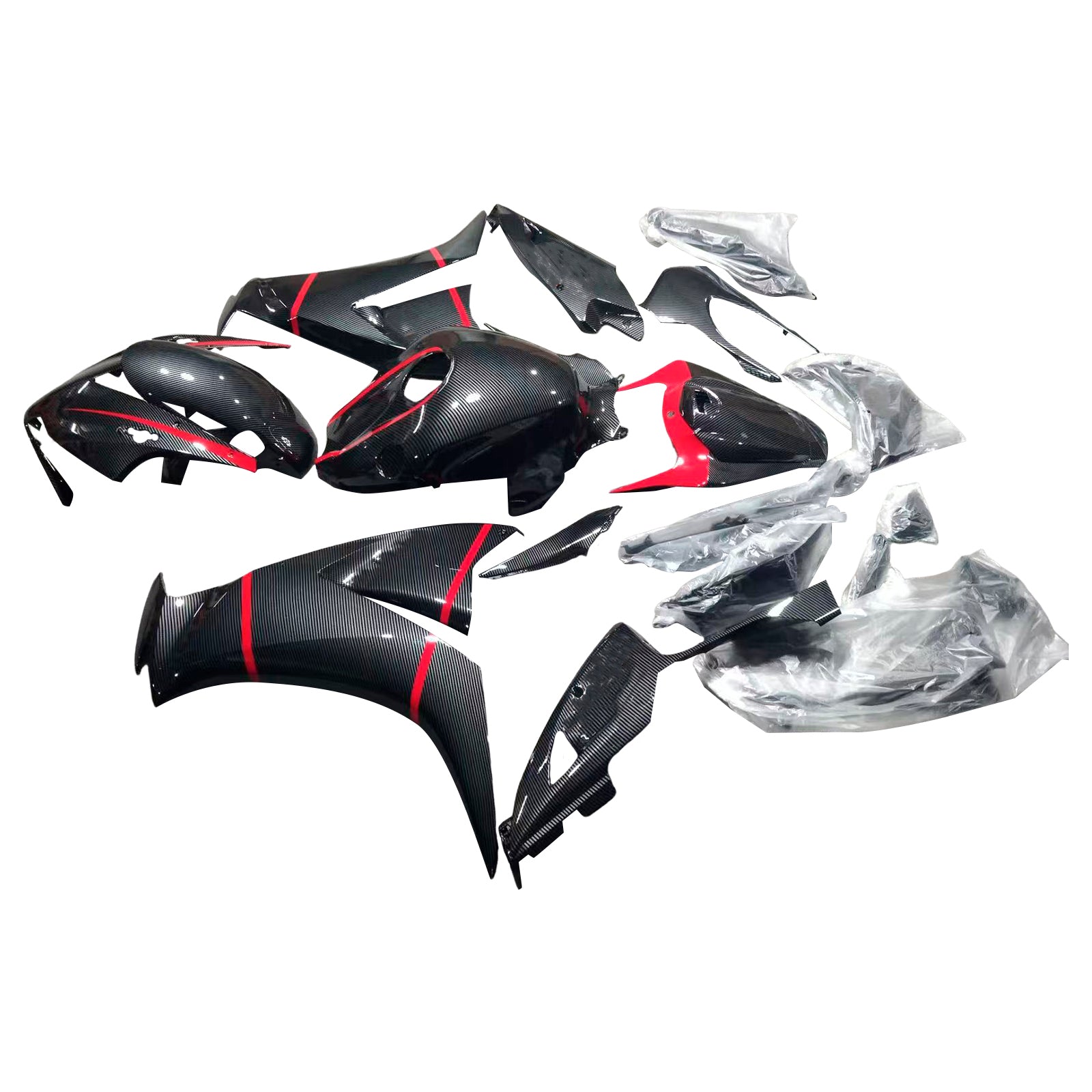 Amotopart Honda CBR1000RR 2012-2016 Kit Carénage Carrosserie Plastique ABS