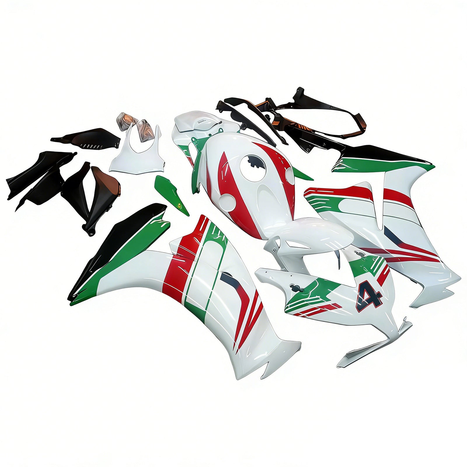 Amotopart Honda CBR1000RR 2012-2016 Kit Carénage Carrosserie Plastique ABS