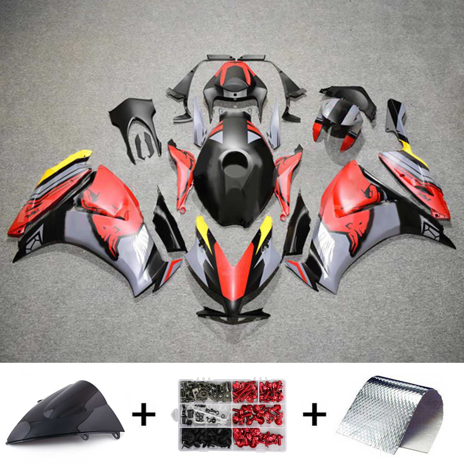 Amotopart Honda CBR1000RR 2012-2016 Kit carenatura carrozzeria in plastica ABS