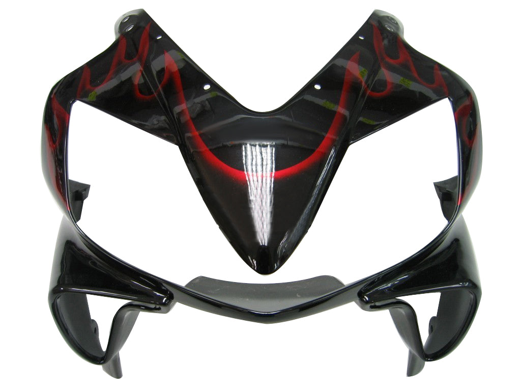 Carénages Amotopart 2001-2003 Honda CBR 600 F4i Black &amp; Red Flame Generic
