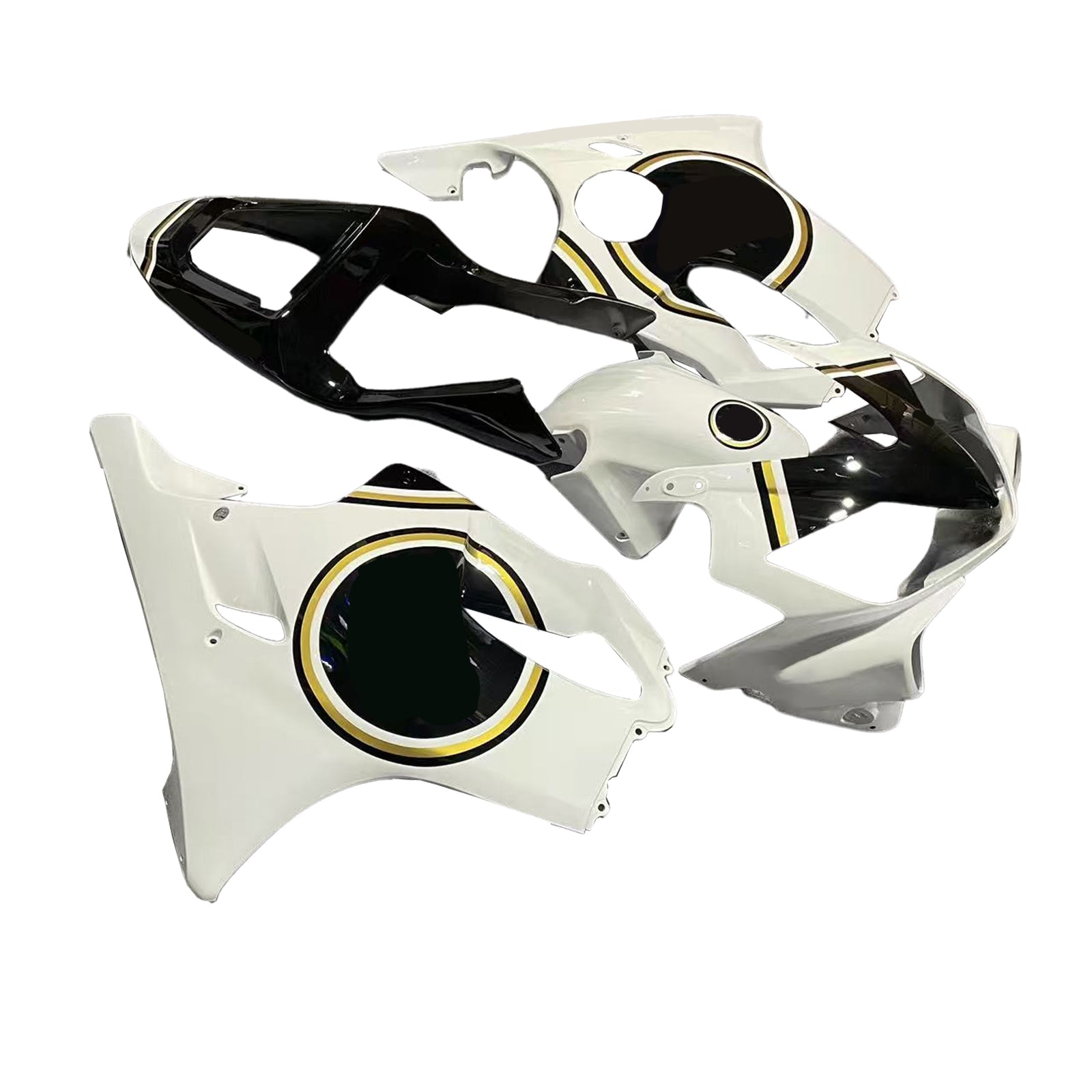 Range Amotopart 2001-2003 Honda CBR 600 F4i White & Black Lucky Strike Generic